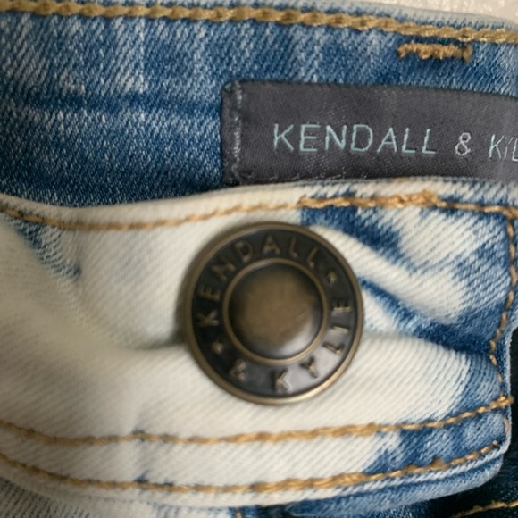 Kendall & kylie hi rise jeans shorts two tones distressed size 3 - Picture 6 of 8